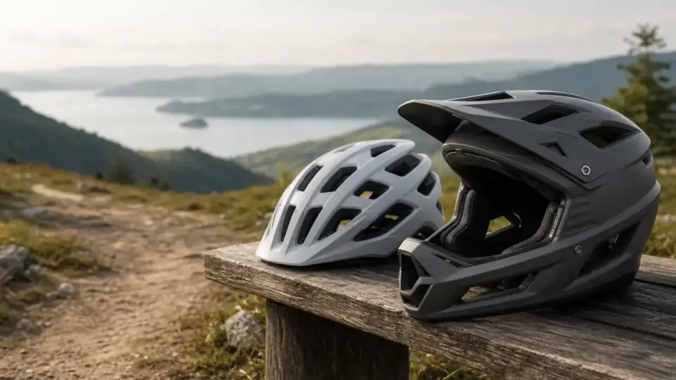 Fullface og MTB hjelme