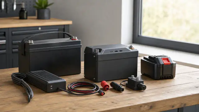 Batterier og opladere