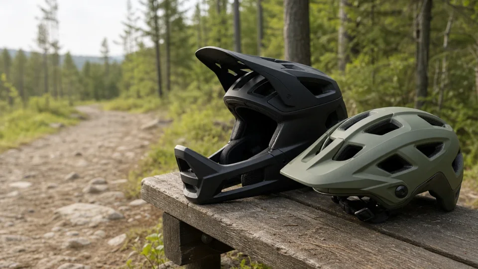 Fullface og MTB hjelme